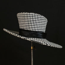 Load image into Gallery viewer, Borders Fedora - Houndstooth - Jonny Beardsall Hats