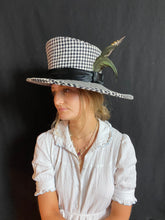 Load image into Gallery viewer, Borders Fedora - Houndstooth - Jonny Beardsall Hats