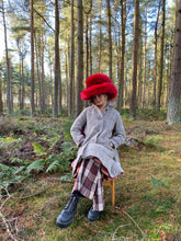 Load image into Gallery viewer, Red Madeleine Fedora - Jonny Beardsall Hats