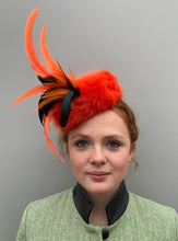 Load image into Gallery viewer, Florence - Pillbox with Bantam Feather - Jonny Beardsall Hats
