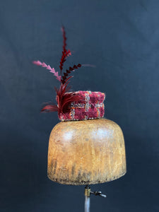 Sweet Cicely - Burgundy Linton - Jonny Beardsall Hats