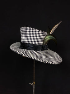 Borders Fedora - Houndstooth - Jonny Beardsall Hats