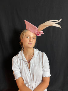Czapka - Silk with Bantam Feathers - Jonny Beardsall Hats