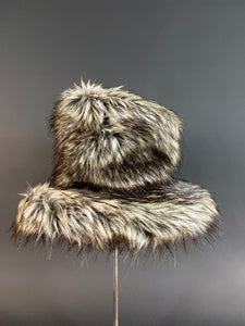 India Fedora - Faux Fur & Silk - Jonny Beardsall Hats