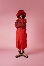 Load image into Gallery viewer, Red Madeleine Fedora - Jonny Beardsall Hats
