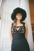 Load image into Gallery viewer, Black Madeleine Fedora - Jonny Beardsall Hats
