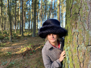 Black Madeleine Fedora - Jonny Beardsall Hats